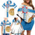Georgia Tbilisi Capital Family Matching Off Shoulder Short Dress and Hawaiian Shirt The Warm Place Flag Style