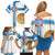 Georgia Tbilisi Capital Family Matching Off Shoulder Short Dress and Hawaiian Shirt The Warm Place Flag Style