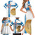 Georgia Tbilisi Capital Family Matching Short Sleeve Bodycon Dress and Hawaiian Shirt The Warm Place Flag Style