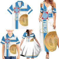 Georgia Tbilisi Capital Family Matching Summer Maxi Dress and Hawaiian Shirt The Warm Place Flag Style