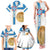 Georgia Tbilisi Capital Family Matching Tank Maxi Dress and Hawaiian Shirt The Warm Place Flag Style