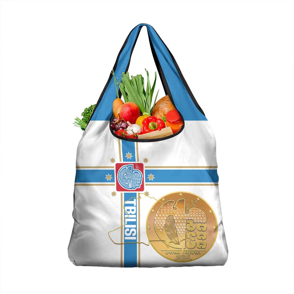 Georgia Tbilisi Capital Grocery Bag The Warm Place Flag Style