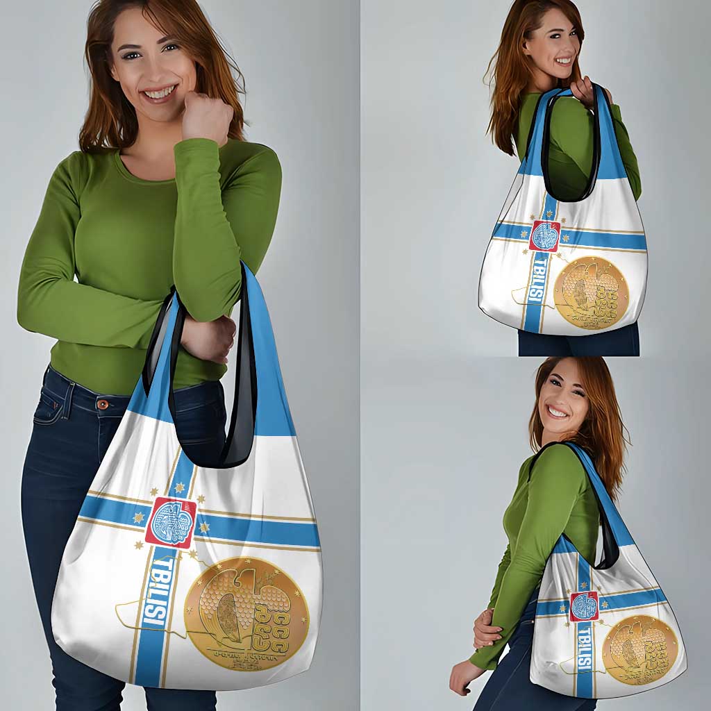 Georgia Tbilisi Capital Grocery Bag The Warm Place Flag Style