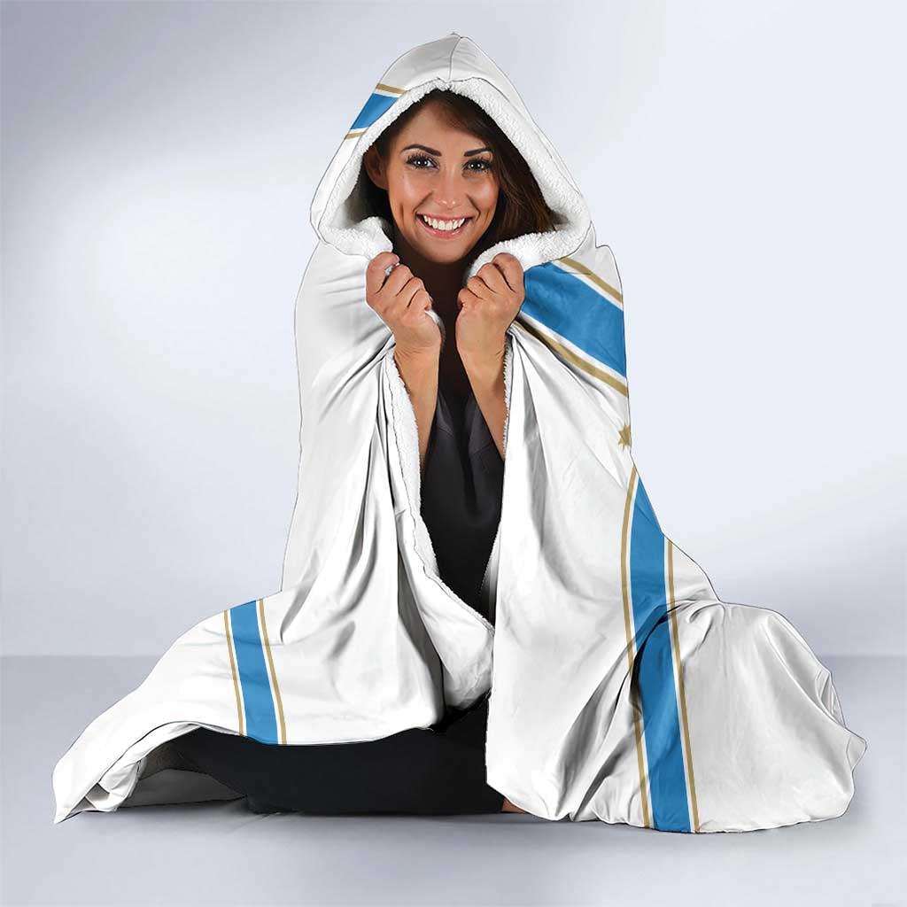 Georgia Tbilisi Capital Hooded Blanket The Warm Place Flag Style