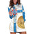 Georgia Tbilisi Capital Hoodie Dress The Warm Place Flag Style