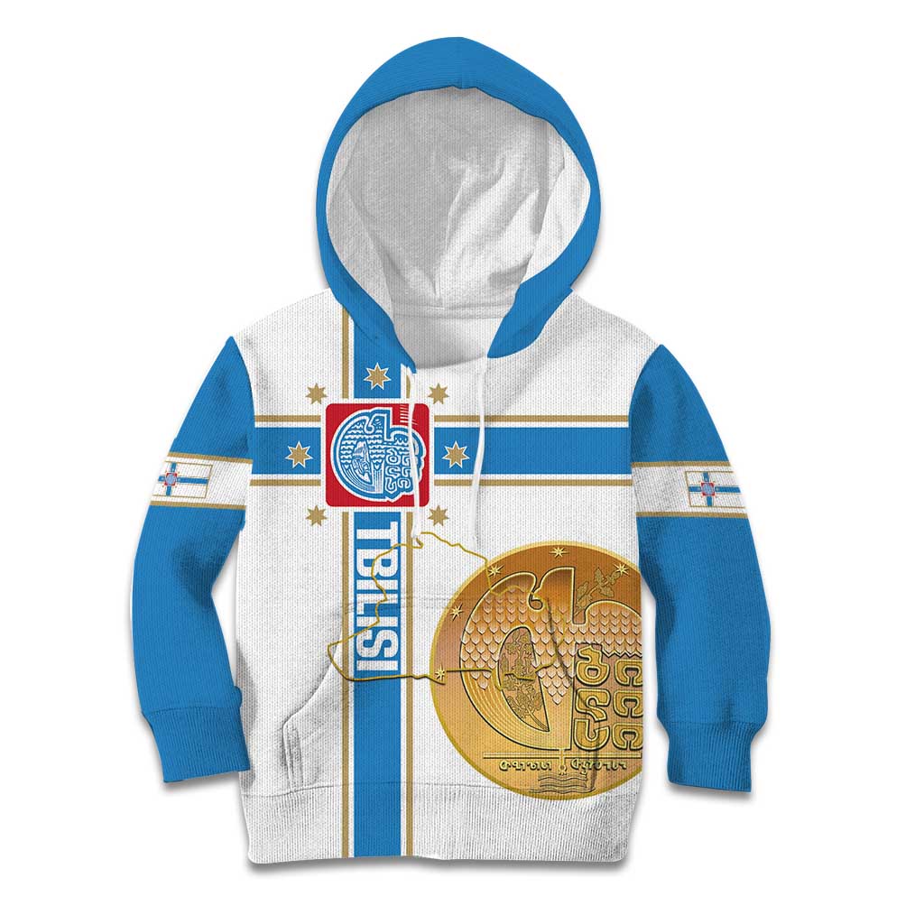 Georgia Tbilisi Capital Kid Hoodie The Warm Place Flag Style
