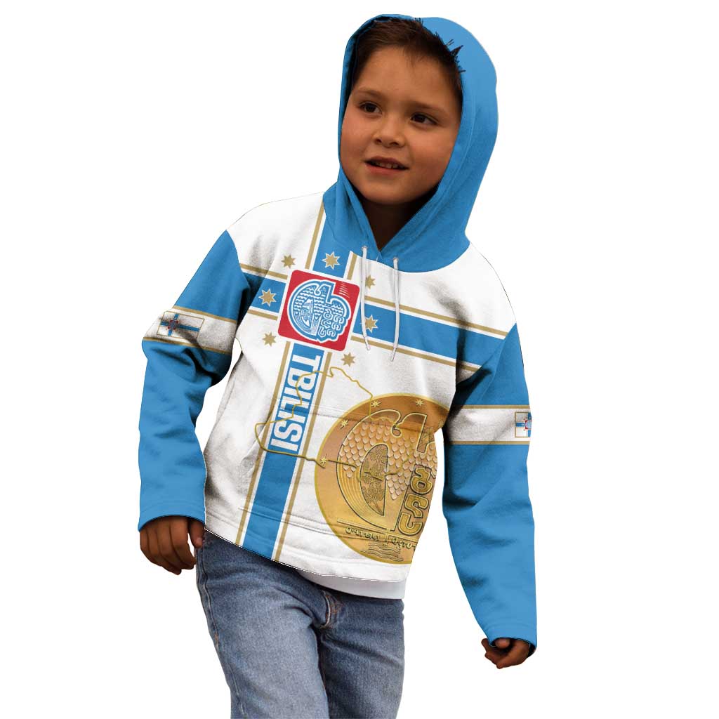 Georgia Tbilisi Capital Kid Hoodie The Warm Place Flag Style