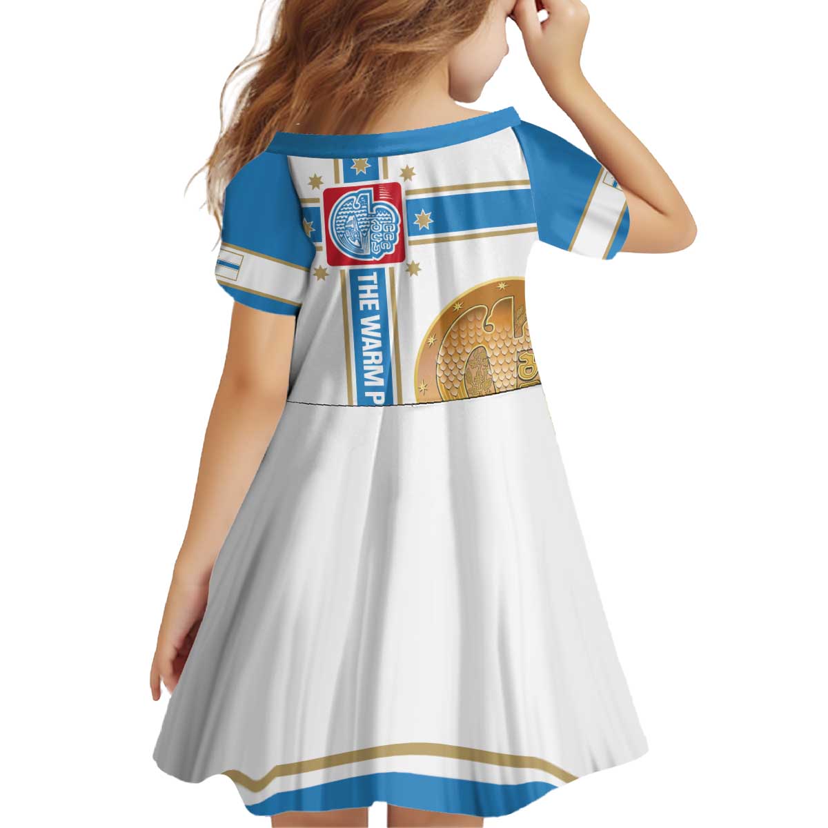 Georgia Tbilisi Capital Kid Short Sleeve Dress The Warm Place Flag Style