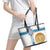 Georgia Tbilisi Capital Leather Tote Bag The Warm Place Flag Style