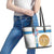 Georgia Tbilisi Capital Leather Tote Bag The Warm Place Flag Style