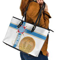 Georgia Tbilisi Capital Leather Tote Bag The Warm Place Flag Style