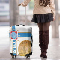 Georgia Tbilisi Capital Luggage Cover The Warm Place Flag Style