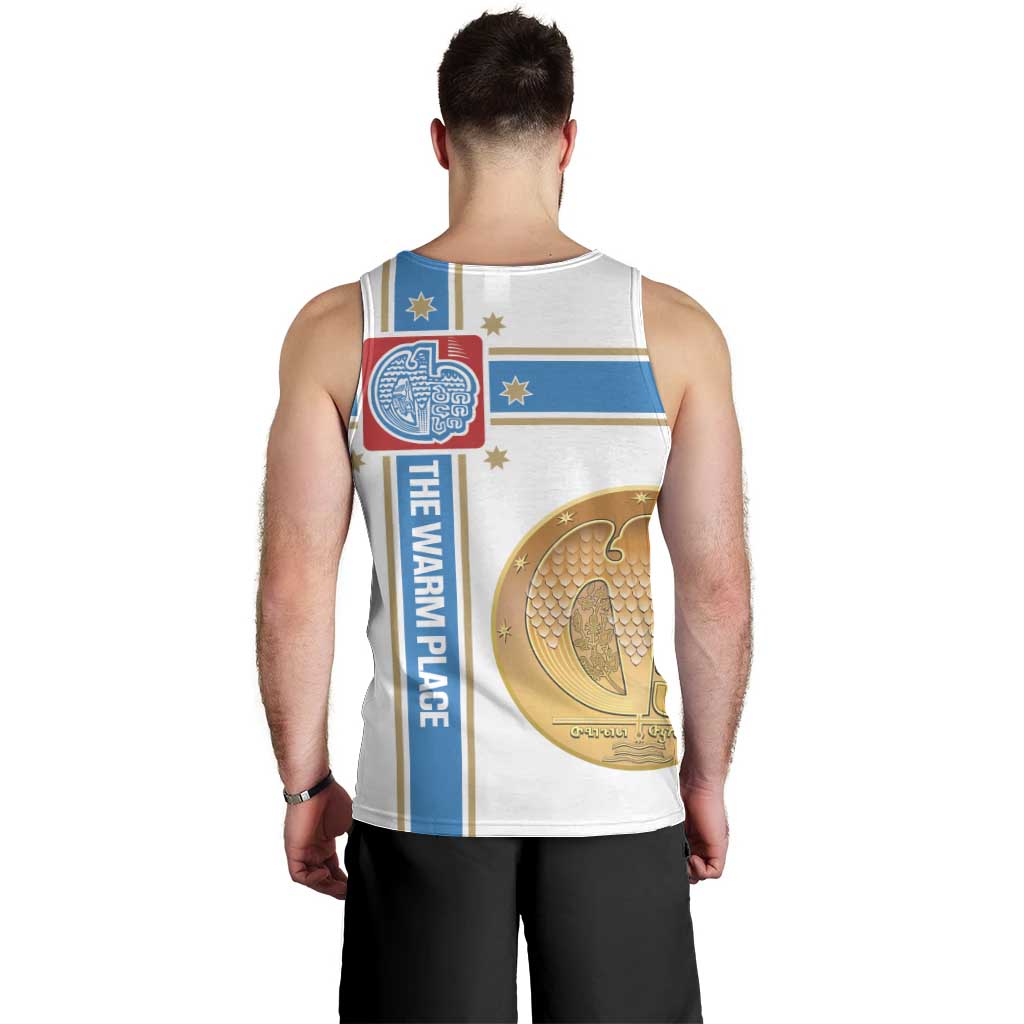 Georgia Tbilisi Capital Men Tank Top The Warm Place Flag Style