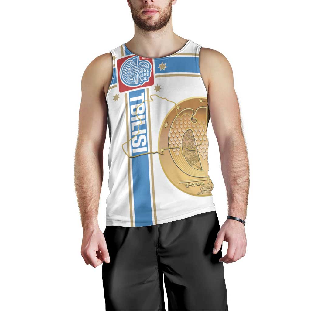Georgia Tbilisi Capital Men Tank Top The Warm Place Flag Style