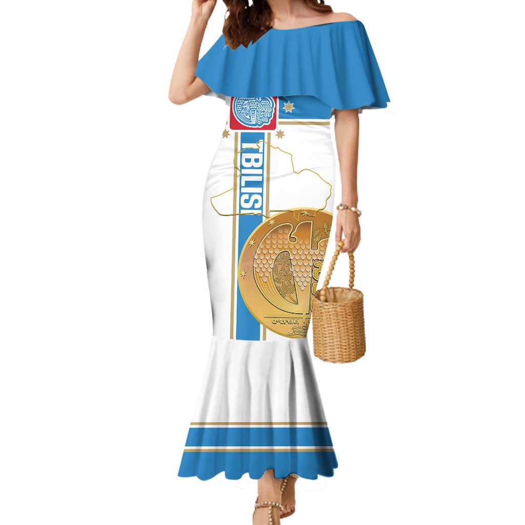 Georgia Tbilisi Capital Mermaid Dress The Warm Place Flag Style