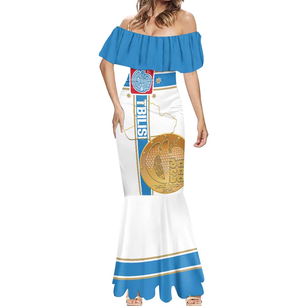Georgia Tbilisi Capital Mermaid Dress The Warm Place Flag Style