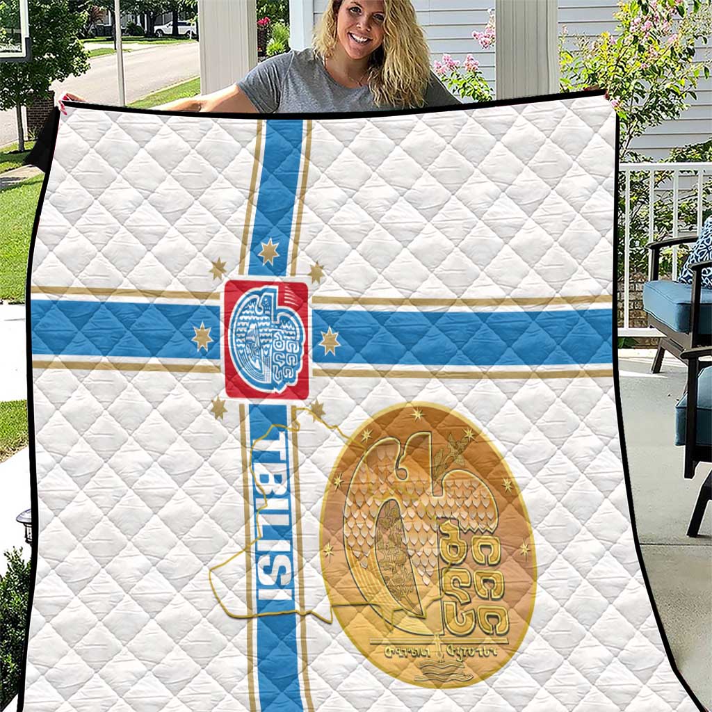 Georgia Tbilisi Capital Quilt The Warm Place Flag Style