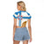 Georgia Tbilisi Capital Raglan Cropped T Shirt The Warm Place Flag Style