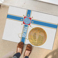 Georgia Tbilisi Capital Rubber Doormat The Warm Place Flag Style