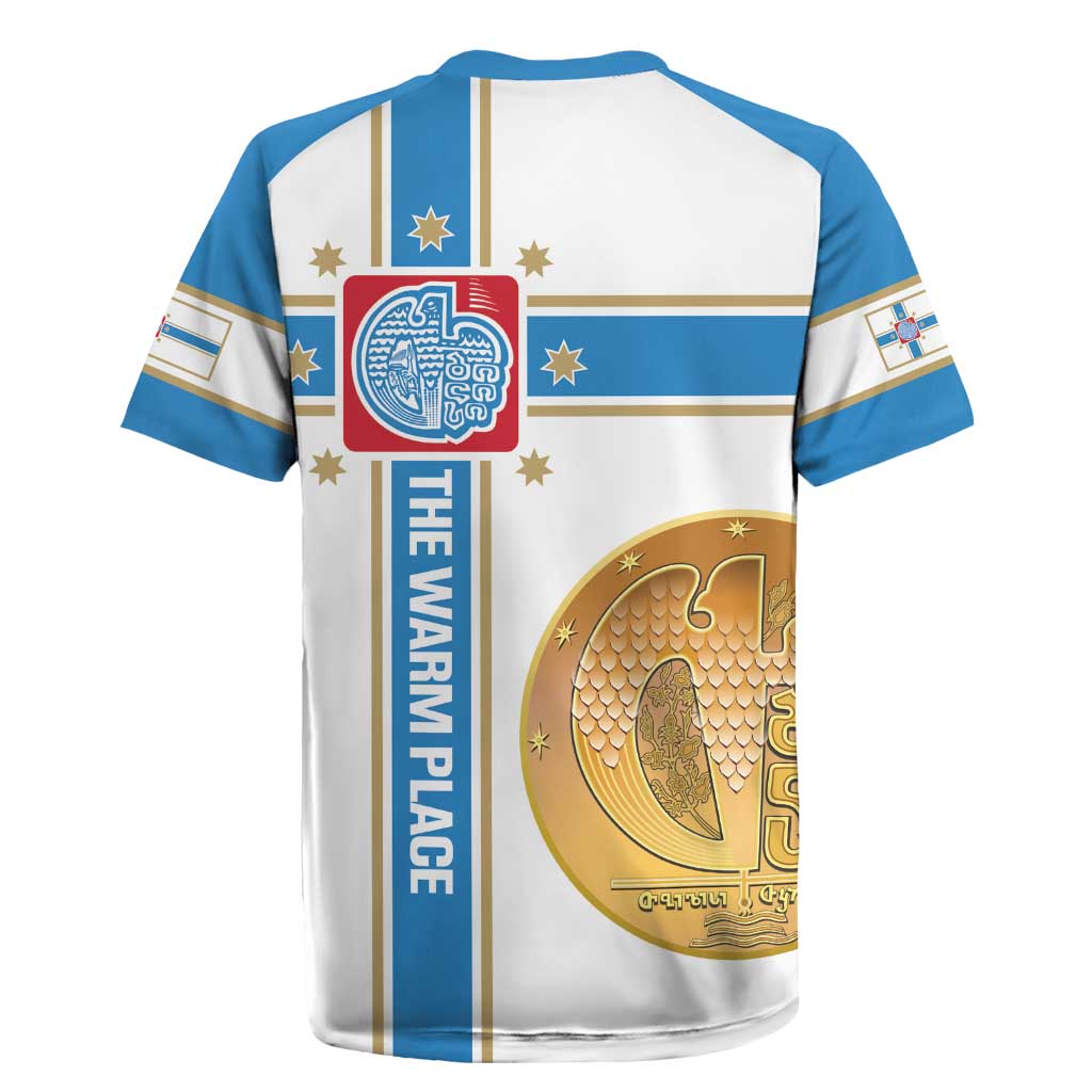 Georgia Tbilisi Capital Rugby Jersey The Warm Place Flag Style