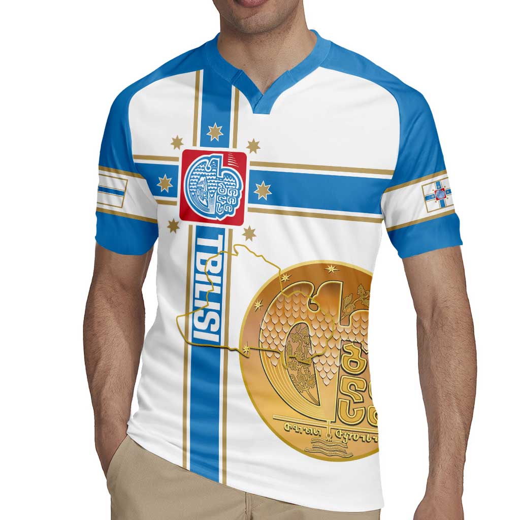 Georgia Tbilisi Capital Rugby Jersey The Warm Place Flag Style