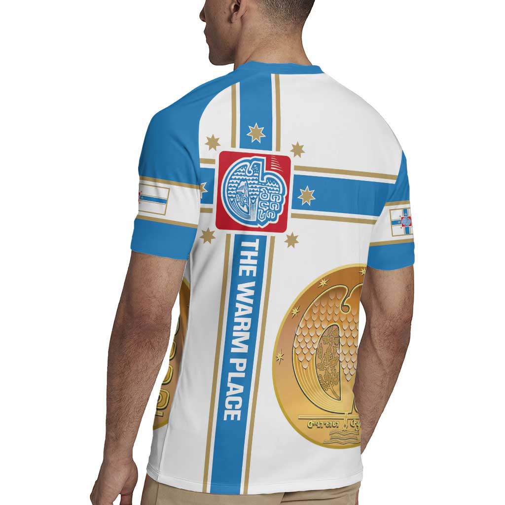 Georgia Tbilisi Capital Rugby Jersey The Warm Place Flag Style
