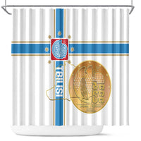 Georgia Tbilisi Capital Shower Curtain The Warm Place Flag Style