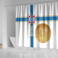 Georgia Tbilisi Capital Shower Curtain The Warm Place Flag Style