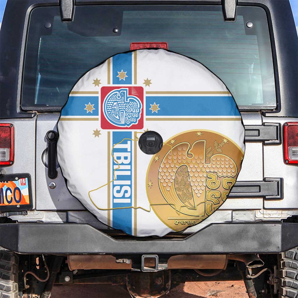 Georgia Tbilisi Capital Spare Tire Cover The Warm Place Flag Style