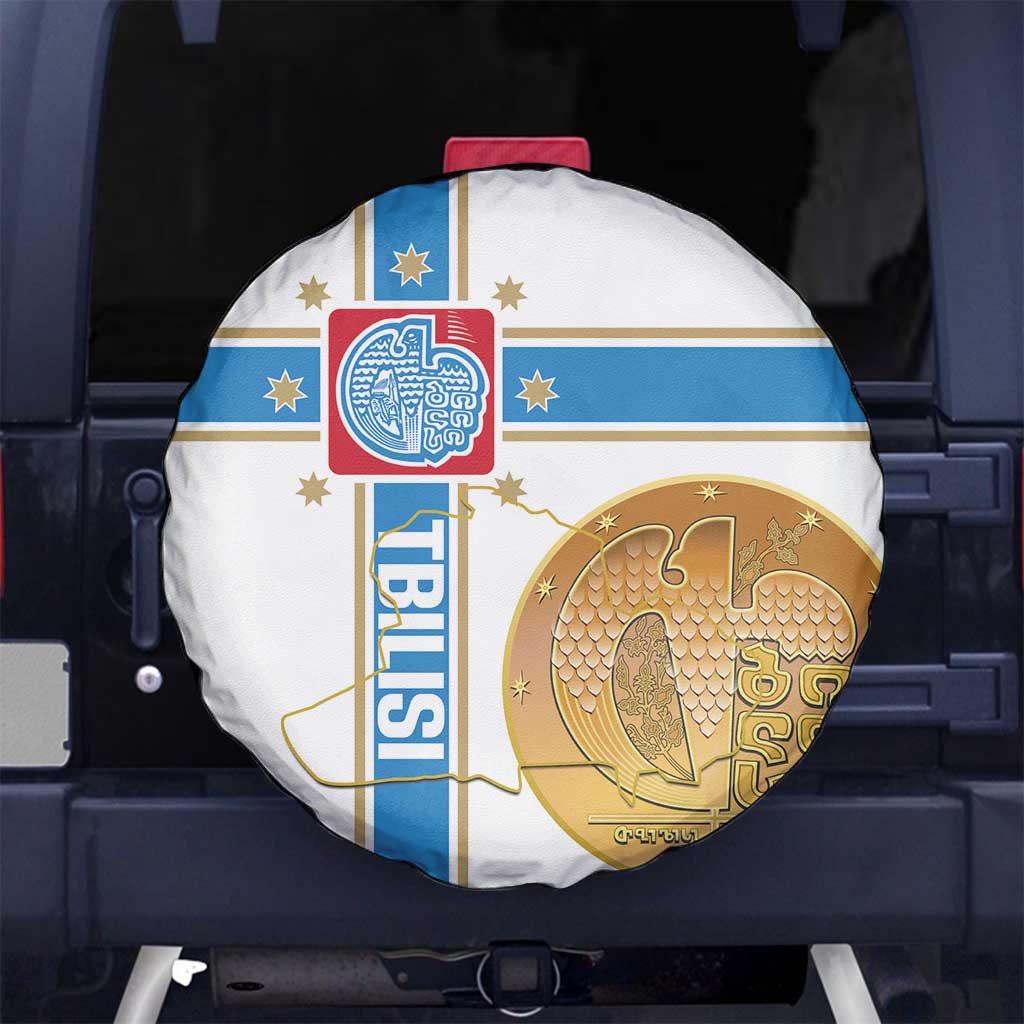 Georgia Tbilisi Capital Spare Tire Cover The Warm Place Flag Style