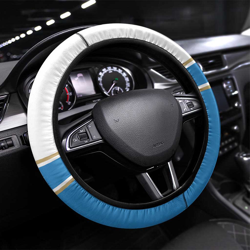 Georgia Tbilisi Capital Steering Wheel Cover The Warm Place Flag Style