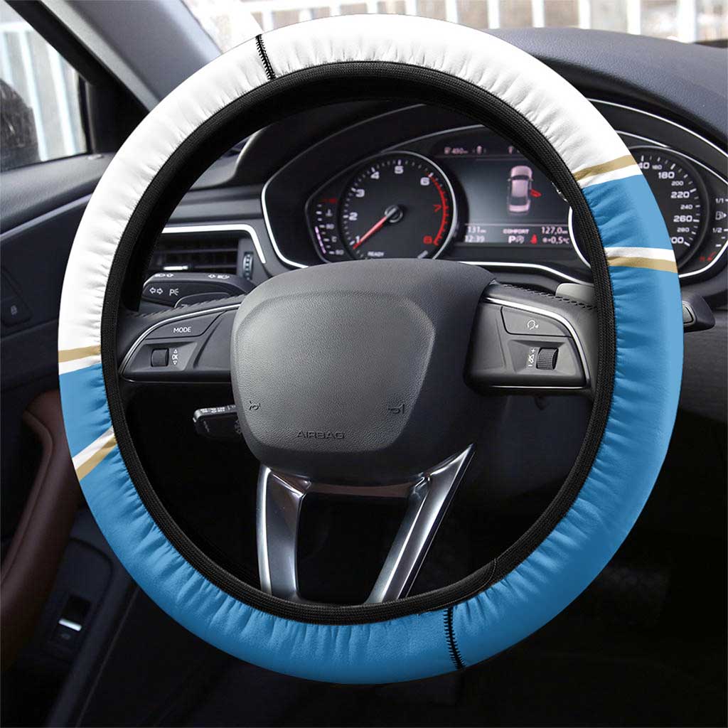 Georgia Tbilisi Capital Steering Wheel Cover The Warm Place Flag Style