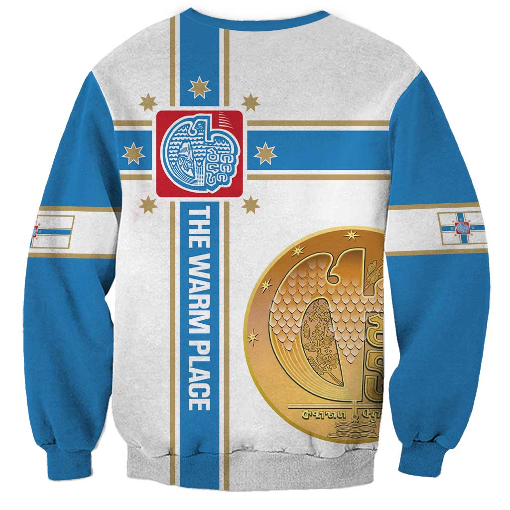 Georgia Tbilisi Capital Sweatshirt The Warm Place Flag Style