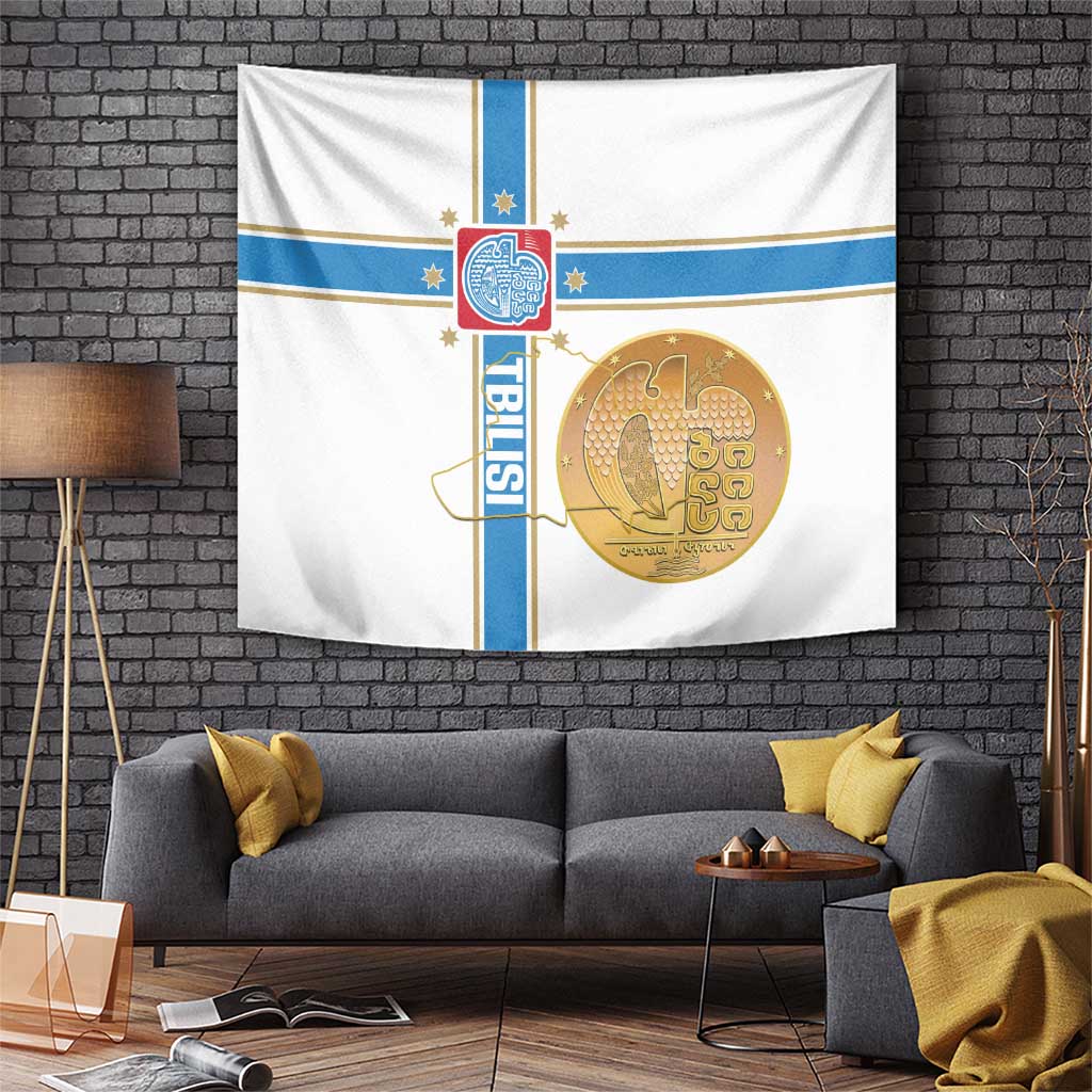 Georgia Tbilisi Capital Tapestry The Warm Place Flag Style