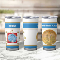 Georgia Tbilisi Capital Tumbler Cup The Warm Place Flag Style
