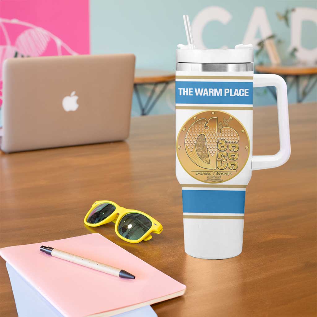 Georgia Tbilisi Capital Tumbler With Handle The Warm Place Flag Style