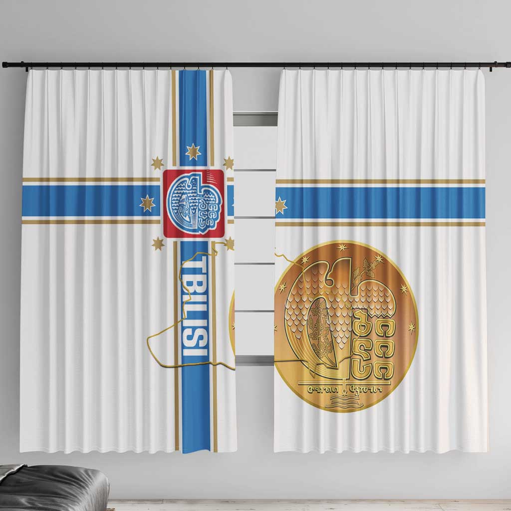 Georgia Tbilisi Capital Window Curtain The Warm Place Flag Style