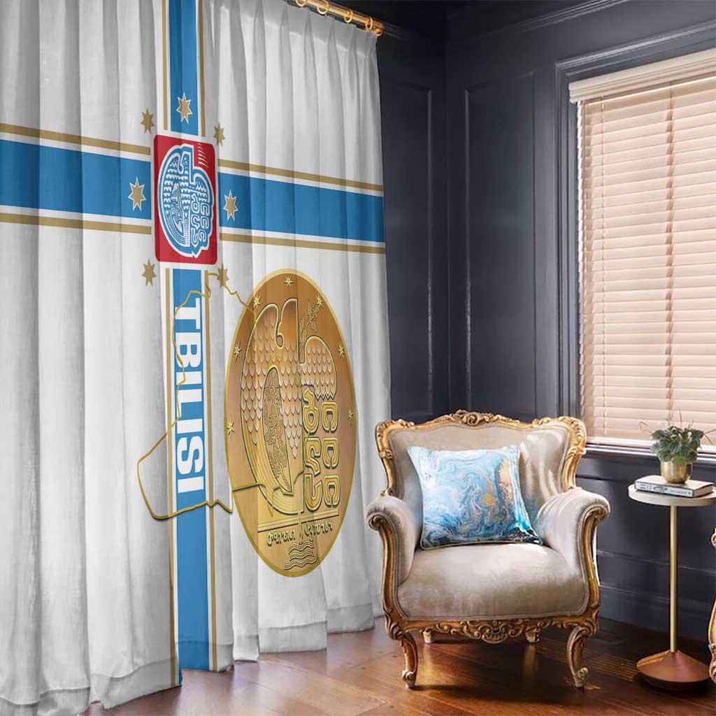 Georgia Tbilisi Capital Window Curtain The Warm Place Flag Style
