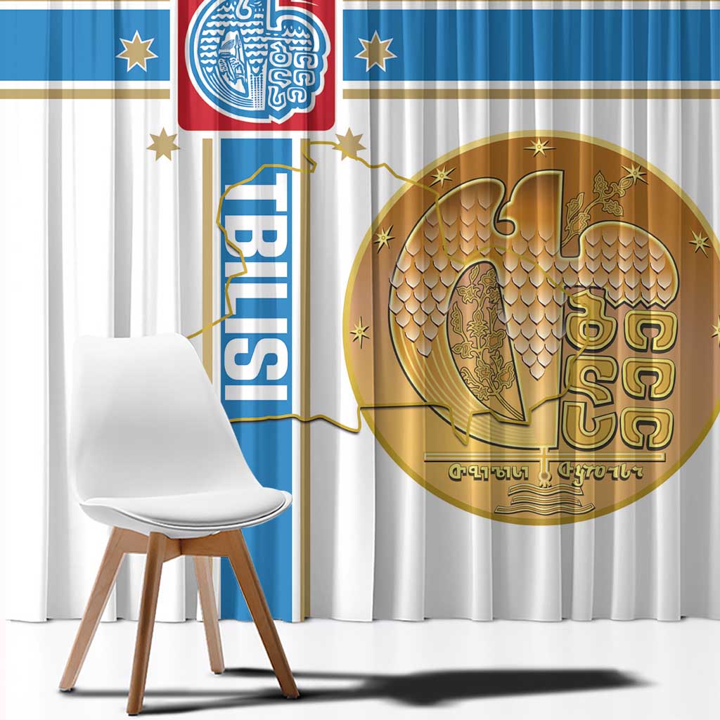 Georgia Tbilisi Capital Window Curtain The Warm Place Flag Style