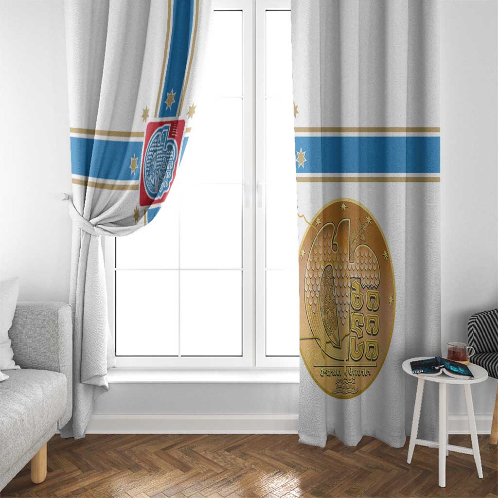 Georgia Tbilisi Capital Window Curtain The Warm Place Flag Style