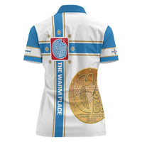 Georgia Tbilisi Capital Women Polo Shirt The Warm Place Flag Style