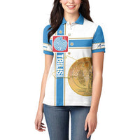 Georgia Tbilisi Capital Women Polo Shirt The Warm Place Flag Style