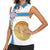 Georgia Tbilisi Capital Women Sleeveless Polo Shirt The Warm Place Flag Style
