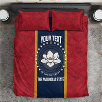 United States Mississippi Bedding Set Magnolia State Flag Style