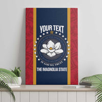 United States Mississippi Canvas Wall Art Magnolia State Flag Style