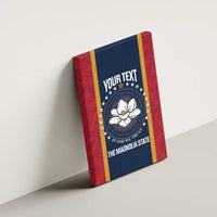 United States Mississippi Canvas Wall Art Magnolia State Flag Style
