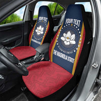 United States Mississippi Car Seat Cover Magnolia State Flag Style