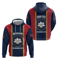 United States Mississippi Hoodie Magnolia State Flag Style