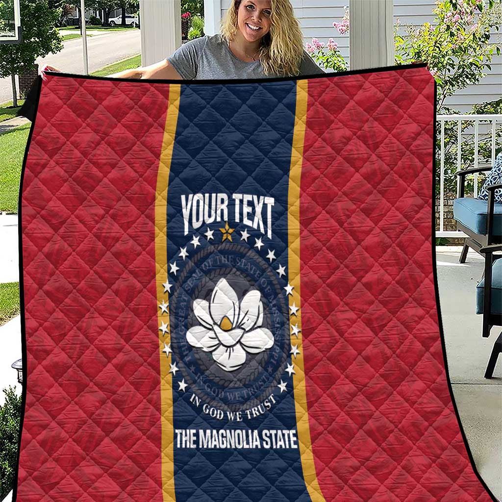 United States Mississippi Quilt Magnolia State Flag Style