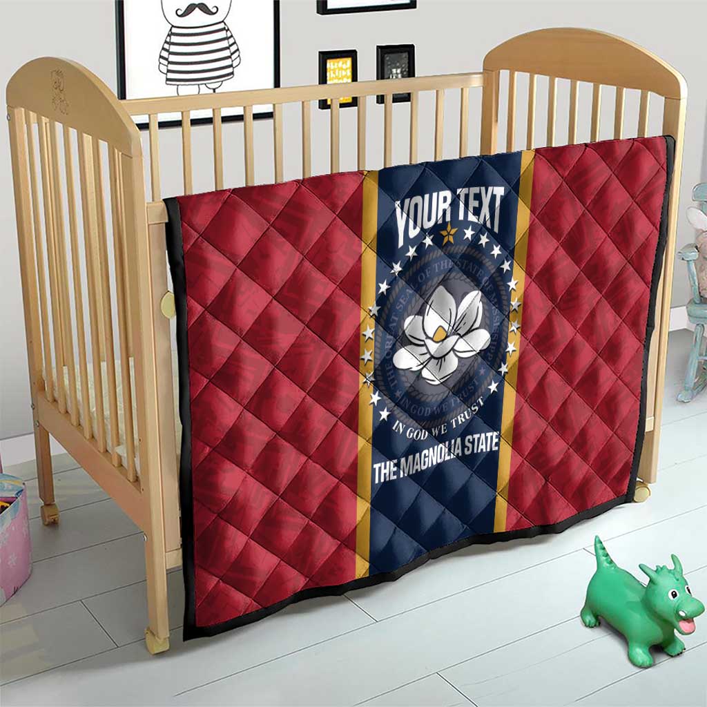 United States Mississippi Quilt Magnolia State Flag Style